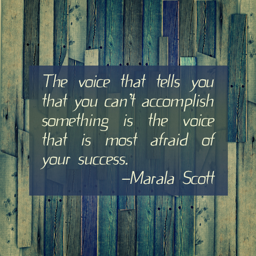 voice and success quote